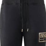 Jeans Couture Logo Printed Drawstring Track Pants VERSACE, черный - фото 6