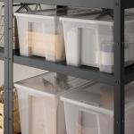 Коробка Ikea Samla с крышкой, 45 литров - фото 4