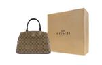 Сумка Lillie Carryall Signature Canvas Brown COACH - фото 6