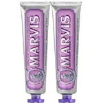 Marvis Зубная паста Jasmine Mint для очищения, свежести дыхания и ухода за деснами 85мл*2/85мл*3 - фото 3