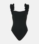 Купальник с рюшами Willow Karla Colletto, черный - фото