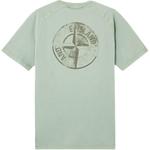 Футболка Compass Printed Crewneck STONE ISLAND, зеленый - фото 4