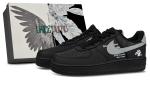 Nike Кроссовки для скейтбординга Unisex Leather Coverage Low top Black - фото