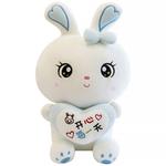 Плюшевая игрушка кролик 40см/60см/80см/100см Mocha duck, синий - фото