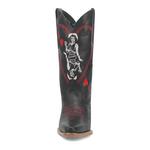 Женские кожаные ботинки в стиле вестерн Dingo Queen A Hearts, черный - фото 5