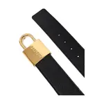 Замок кожаного ремня Buscemi, черный - фото 2