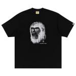 Футболка BAPE Pixel Comic Ape Head Relaxed Fit Tee, Black - фото
