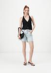 Топ BARE CLEAN FRONT HALTER VEST Abercrombie & Fitch, черный - фото 2