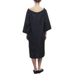 Платье Miki Batwing THE ROW, черный - фото 4