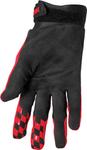 Перчатки для мотокросса Draft Lines Thor, красный/черный - фото 2
