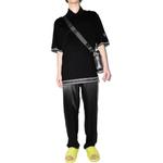 VERSACE Мужская черная поло - фото 4