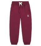 Брюки из флиса с логотипом Brunello Cucinelli Kids, Amaranto - фото