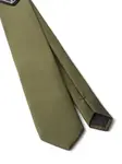 Галстук с логотипом Prada, зеленый - фото 3