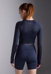 Топ Even&Odd active Long sleeved top, Dark Blue - фото 3