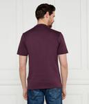 Футболка мужская Boss Orange хлопковая с принтом, фиолетовый - фото 3