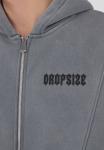 Толстовка Dropsize ZIPPER MIT NÄHTEN, Grey Washed/Grey - фото 4