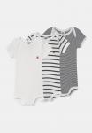Боди 3 PACK UNISEX Petit Bateau, цвет white/dark blue - фото 3