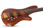 Электрический бас-гитара Schecter Stiletto Studio-5. Медовый атлас (HSN) - фото 5