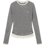 Футболка женская KIRSH, серый - фото