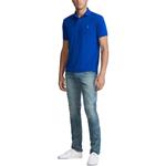 Футболка поло мужская синяя Polo Ralph Lauren - фото 3