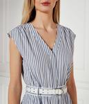 Платье с поясом Michael Kors, синий - фото 4