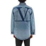 Valentino Джинсовая куртка мужская синяя, Blue - фото 5