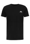 Футболка Alpha Industries Small Logo, черная - фото 4
