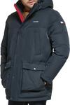 Мужская парка Tommy Hilfiger Arctic Cloth Heavyweight Performance Parka Down Alternative Upperwear, Navy Tech - фото 3