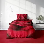 Постельное белье One-Home, красный - фото