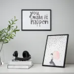 Черная рамка, черная, 21х30 см, YLLEVAD IKEA - фото 3