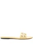 Proenza Schouler сандалии Grommet, желтый - фото