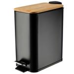 Кондинер для мусорных с бамбуковой крышкой 5л Kadax, черный - фото