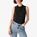 Топ Whistles с драпировкой на шее, черный - фото 3