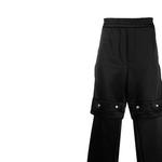 Повседневные брюки мужские черные VERSACE - фото