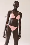 Плавки бикини со стрингами на завязках H&M, розовый - фото 4