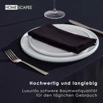 Скатерть Homescapes черный, 178/178 см - фото 3