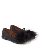 Кожаные балетки PèPè, черный - фото