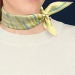 HERMES Шёлковый шарф унисекс жёлтый, Yellow - фото 2