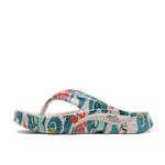 Унисекс шлепанцы Paco races, бежево-зеленые - фото