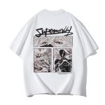 Футболки унисекс с круглым вырезом, тонкие, плотные Supereally, темно-синий - фото 8