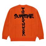 Свитер Supreme x Thrasher Sweater Orange, оранжевый - фото