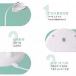 Study Exclusive Foldable, Bedroom Headboard, настольная лампа YAG, белый - фото 5