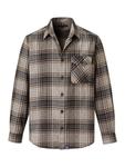Рубашка PADDOCKS Regular fit Button Up, бежевый - фото