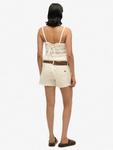 Джинсовые шорты Mid Rise Superdry, Off White - фото 3