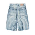 Шорты Balenciaga Knee Dart Shorts, Light Blue - фото 2