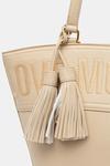 Сумка Love Moschino, бежевый - фото 4