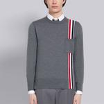 Свитер мужской серый THOM BROWNE - фото 5