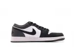 Jordan Air 1 Low Top Кроссовки для баскетбола Unisex Black White - фото 2