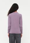 Топ TOM TAILOR DENIM COZY, Dark Lavender Melange/Purple - фото 3