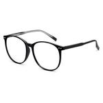 VEGOOS Литой круглый очковый каркас унисекс, Black - фото 4